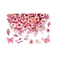 thumbnail image 3 of Whimsical Floral Toilet Stickers Removable Bathroom Wall Decals For (Self ) Photo Light Set Girly Stickers for Girls Rowing Stickers Mini Stickers Camera Setup for Photography Softball Stickers for, 3 of 3