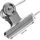 thumbnail image 2 of Paquete de 20 clips de bisagra de metal grandes, clips de papel de 2 pulgadas, abrazaderas para archivos, clips Bulldog para bolsas de alimentos, imágenes, proveedores de oficina en el hogar, 2 of 5