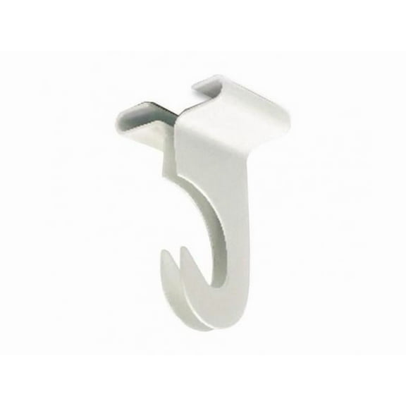 Baumgartens White Suspended Ceiling Hooks, 2 Inches Long, 2 Pack