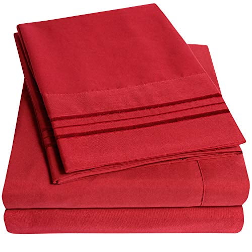 Supreme Collection Luxury Bed Sheets Set Premium 1500 Count Skin Soft 4 Piece 