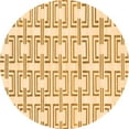 thumbnail image 1 of Ahgly Company Indoor Round Solid Orange Modern Area Rugs, 6' Round, 1 of 4