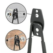 Hyper Tough 8-Pack Wall-Mount Storage Hooks, Non-Marring Vinyl Coating