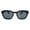 Black, variant on PASTL Sunglasses Womens Soft Square Matte Finish Shades UV 400 Blue