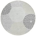 thumbnail image 2 of Addison Rugs Chantille Indoor/Outdoor Transitional Circles Gray Washable Round Rug, 8' x 8', 2 of 6