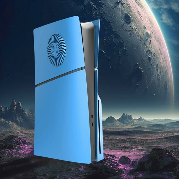Peggybuy Cover Plates Dustproof Protective Shell Cover for PS5 Slim Digital/Disc Edition