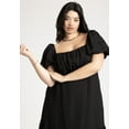 thumbnail image 5 of ELOQUII Women's Plus Size  Sleeve Tiered Dress, 5 of 5