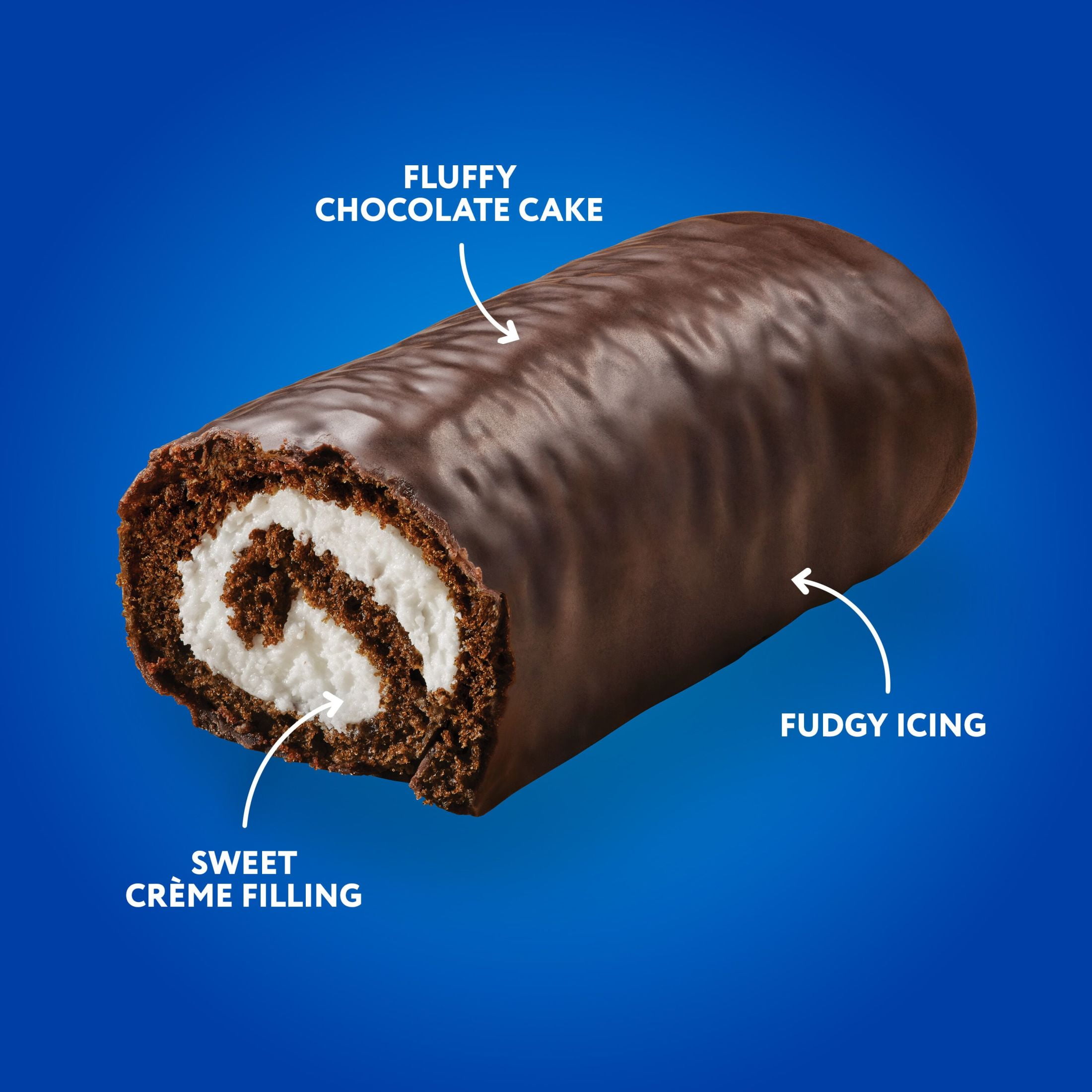 Hostess Ho Hos, Chocolate Snack Cake Rolls, 10 oz Box (10 Ct.)
