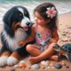 thumbnail image 1 of Pintura de diamante 5D DIY taladro redondo completo chica de playa decoración del hogar arte artesanal 30x30cm, 1 of 9