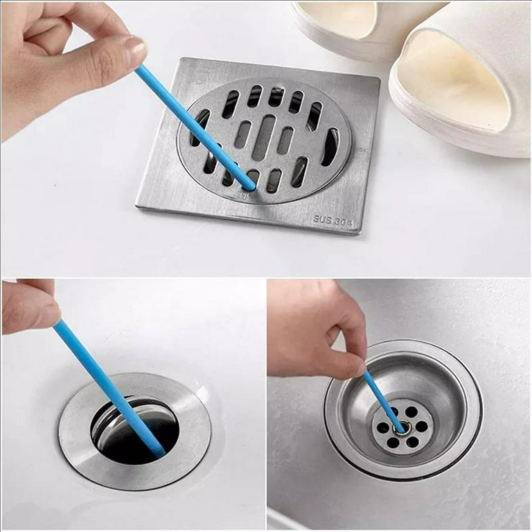 Lingouzi Cleaning Stick Drain Cleaner And Deodorizer Sticks, Household  Sterilization Deodorant Toilet Kitchen Bathroom Sink Floor Sewer Cleaning,  Prevent Clogged Drains 