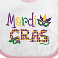 thumbnail image 4 of Inktastic Argyle Mardi Gras Boys or Girls Baby Bib, 4 of 4