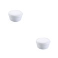 thumbnail image 1 of VONKY Circular Seal Soap Box Practical And Easy To Clean Space-saving Soap Holder Box white 2Set, 1 of 6