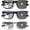 Matte Black+matte Blue+transparent, variant on Photochromic Reading Glasses for Men and Women TR90 Sport Reader Anti Glare UV Ray Filter