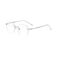 thumbnail image 2 of Gafas sin montura para adultos, gafas sin montura para compras en festivales de cumpleaños Plata, 2 of 10