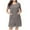Dark Gray, variant on CFLVAEK Womens Cotton Robes Lightweight Short Sleece House Coats Loose Fit Zipper Robe with Pockets Casual Solid Color Sleepwear Black XXL