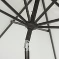 thumbnail image 3 of Safavieh City Fashion 9' Market Crank Auto Tilt Umbrella, Beige/Navy, 3 of 6