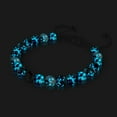 thumbnail image 2 of Starlit Waves | Silver | Firefly Glass Macrame Bracelet, 2 of 8