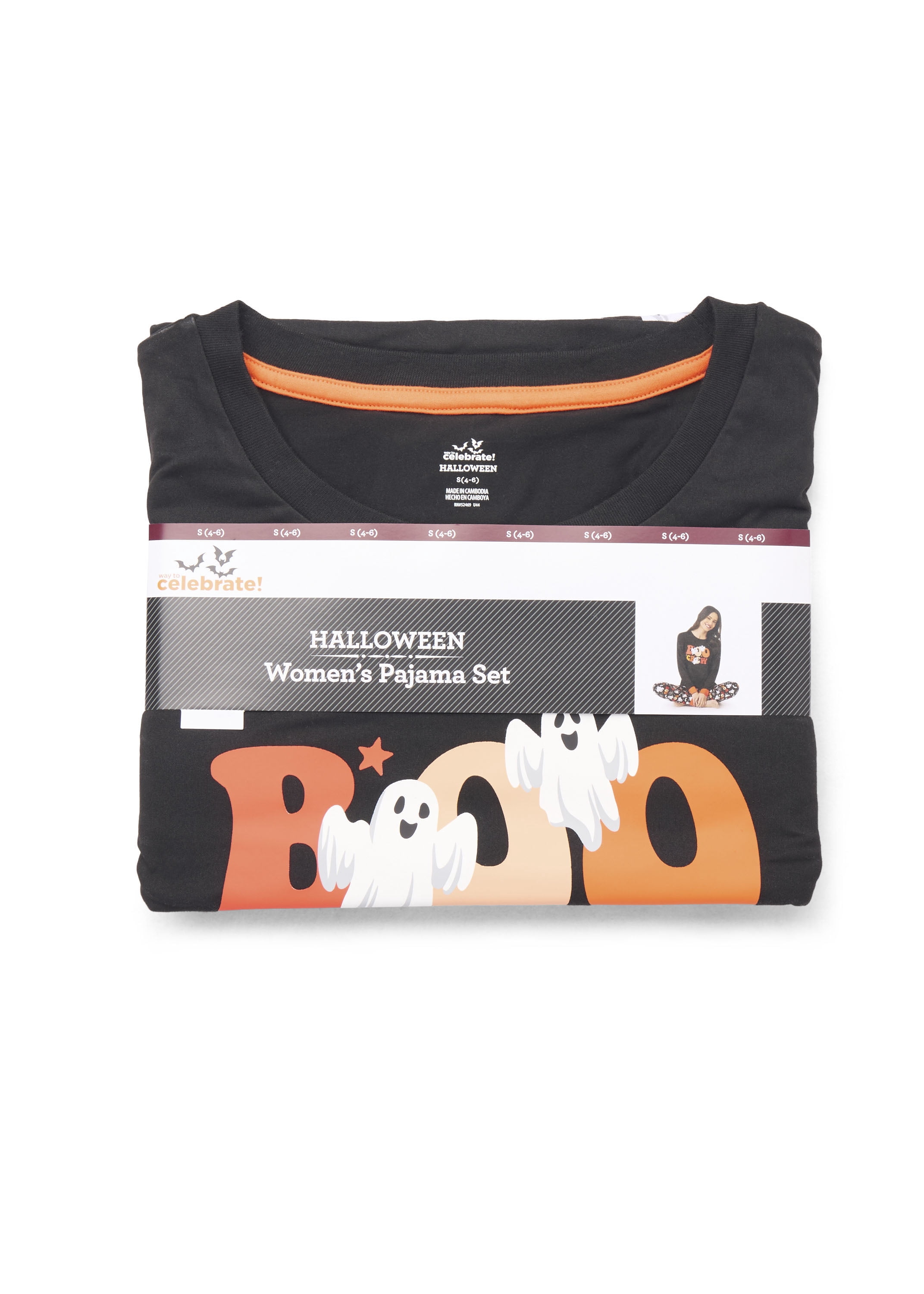 Halloween Women's Matching Family Pajama Set from Way to Celebrate, 2-Piece, Sizes S-3X