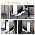 thumbnail image 2 of USHOBE Space-saving Computer Tower Base Stand White PC Stand for Desk 1Pcs Back to School, 2 of 7