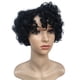 thumbnail image 4 of Pelucas con flequillo para mujer, peluca ondulada suelta, pelucas de cabello rizado para mujer, peluca corta ondulada, peluca sin encaje, negra, la toalla, 4 of 5
