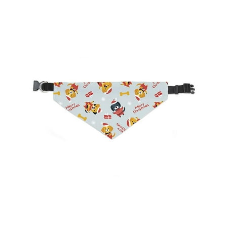 Merry Christmas Santa Doggies Bandana -Image by Shutterstock, Medium