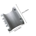 thumbnail image 2 of Homoyoyo 1Pc Plastic Hose Hanger Wall Mounted Grey Heavy Duty Garden Hose Holder Storage Rack, 2 of 8