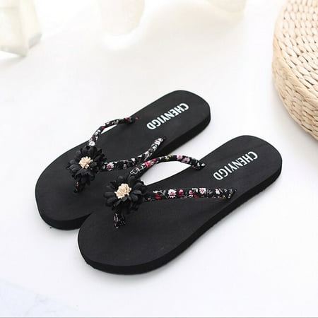 

Slippers Clearance Ladies Slim Women Beach Flip Flops Flipflops Sandals Shoes Bath Slippers Sandals