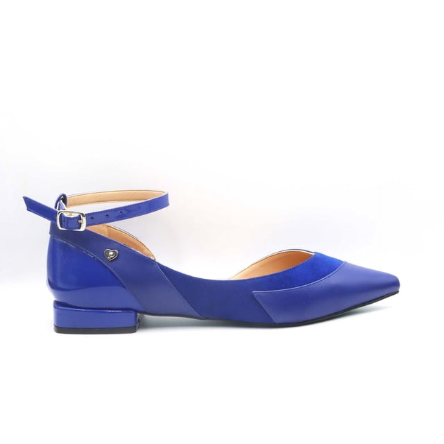 Balerina Flat Azul con Latigo al tobillo PIKIKI azul 22 PIKIKI 4071-005