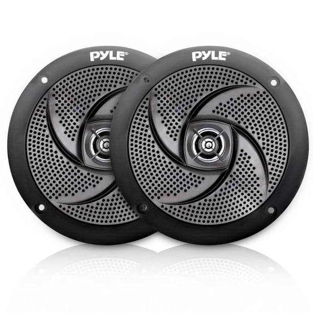 Pyle PLMRS5B Waterproof Rated Marine Speakers, LowProfile Slim Style