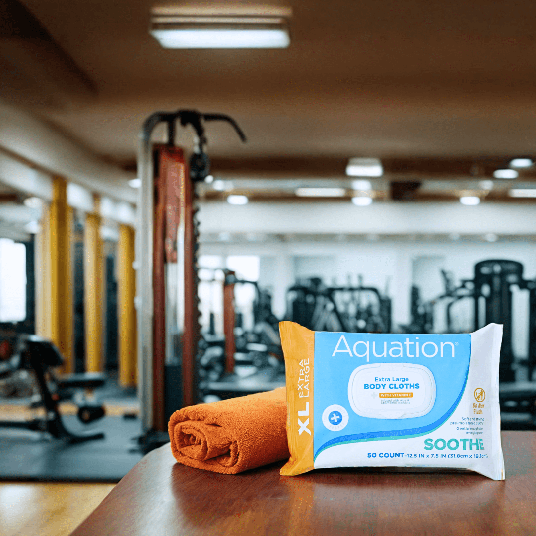 (2 pack) Aquation All Body XL Soft & Strong Body Cloths, Fragrance Free, 50 Count