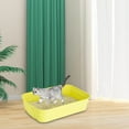 thumbnail image 4 of FL Cat Litter Box High Side Sifting Litter Box Open Kitty Litter Pan/Kitten Potty Pan for Small Pet, 4 of 7