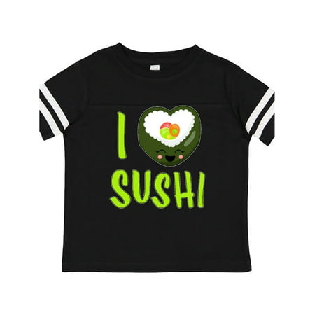 

Inktastic I Love Sushi- cute Gift Toddler Boy or Toddler Girl T-Shirt