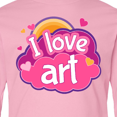 thumbnail image 4 of Inktastic Artist I Love Art Long Sleeve Youth T-Shirt, 4 of 5