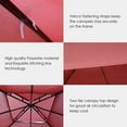 thumbnail image 4 of Costway 9.8' x 9.8' Gazebo Top Cover Patio Canopy Replacement 2-Tier 3 Color, 4 of 9
