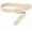 Beige, variant on BURIBURI Fashion Simple Soft Cotton Rope Braided Woven Boho Waist Belt for Women for Dress Jeans