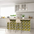 thumbnail image 2 of Mi Alma Peel and Stick Lemon Vintage Sorrento L40 Backsplash Vinyl Stick On Tiles, Green/Yellow, 8" x 8" (24-Pack), 2 of 10