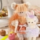 thumbnail image 3 of ColoMX 8 mini conejitos de peluche: adorables conejitos con falda de red - Regalos de Pascua de peluche para niñas - Lindos conejitos de bailarina para fiestas infantiles, 3 of 7