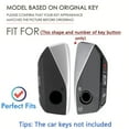 thumbnail image 2 of PC Plating Smart Key Fob Cover Compatible with BMW X5 X6 X2 i5 2024-up X7 X1 3 Series 7 Series iX i4 i5 i7 2023-up Keyless Key Fob Case Shell with Leather Keychain, 2 of 7
