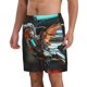 thumbnail image 2 of Fotbe Futuristic Robot Hummingbird Trajes de Baño Estampados para Hombre, Shorts de Verano de Secado Rápido, Ropa de Playa, Bañadores-3X-Large, 2 of 6
