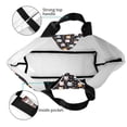 thumbnail image 4 of Fotbe Snowflake Cream Hot Cocoa Bolsa Tote Estética de Lona con Estampado para Mujer - Bolsa Reutilizable de Hombro Casual para Vacaciones, Compras, Trabajo y Gimnasio, 4 of 8