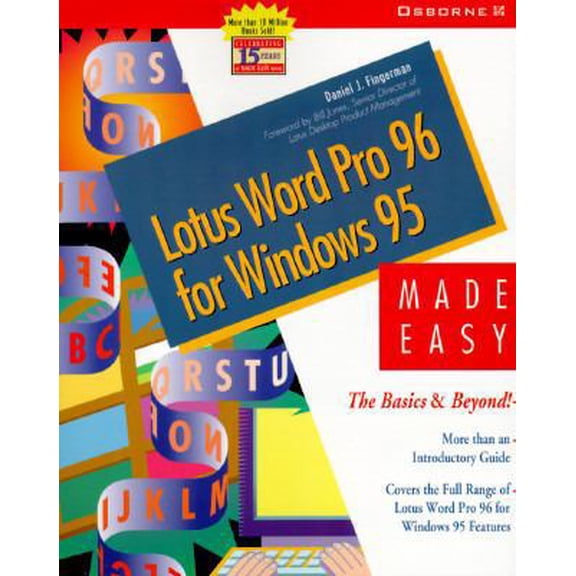 Pre-Owned Lotus Word Pro 96 for Windows 3.1 Made Easy: The Basics & Beyond! (Paperback) 0078821487 9780078821486