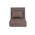 thumbnail image 3 of Relaxie Lin 5-Position Réglable Convertible Flip Chair Dortoir Canapé-Lit Canapé-Lit - Brun, 3 of 7
