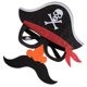 thumbnail image 3 of KAKOWELY Sombrero pirata con bigote, disfraz de Halloween, gafas de sol, accesorio de cosplay de Halloween, 3 of 4