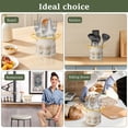 thumbnail image 6 of FUYGRCJ 4 Compartments Kitchen Utensil Holder for Countertop, Kitchen Cooking Utensil Organizer, Cooking Silverware Caddy, Flatware Spoon Spatula Tool Cutlery Container, Farmhouse Spatula Holder, 6 of 10
