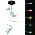 thumbnail image 1 of Campanas de viento solares que cambian de color, luces solares para exteriores, regalo de jardinería, regalos de cumpleaños para mamá, abuela, luces móviles decorativas para jardín Akmoler, 1 of 8