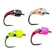 thumbnail image 4 of 4 para pesca en hielo con caja de almacenamiento, tamaño 10, con anzuelo que se hunde, señuelos para pesca con mosca para perca, trucha, pargo,, 4 of 8