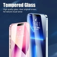 thumbnail image 3 of Protecteur d'écran pour iPhone, 2 ou 4 pièces, en verre trempé, pour modèles 15, 14, 13, 12, 11 Pro Max, 15, 14 Plus, X, XS Max, XR, 13, 12, Mini, 3 of 4