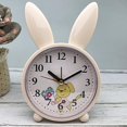 thumbnail image 2 of relayinert Cute Rabbit Deer Shaped Alarm Clock for Bedroom Nordic Style Playful and Endearing Yellow Rabbit 1Set, 2 of 6
