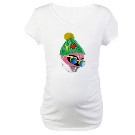 

CafePress - Power Rangers Pink Range Women s Maternity T Shirt - Cotton Maternity T-shirt Cute & Funny Pregnancy Tee