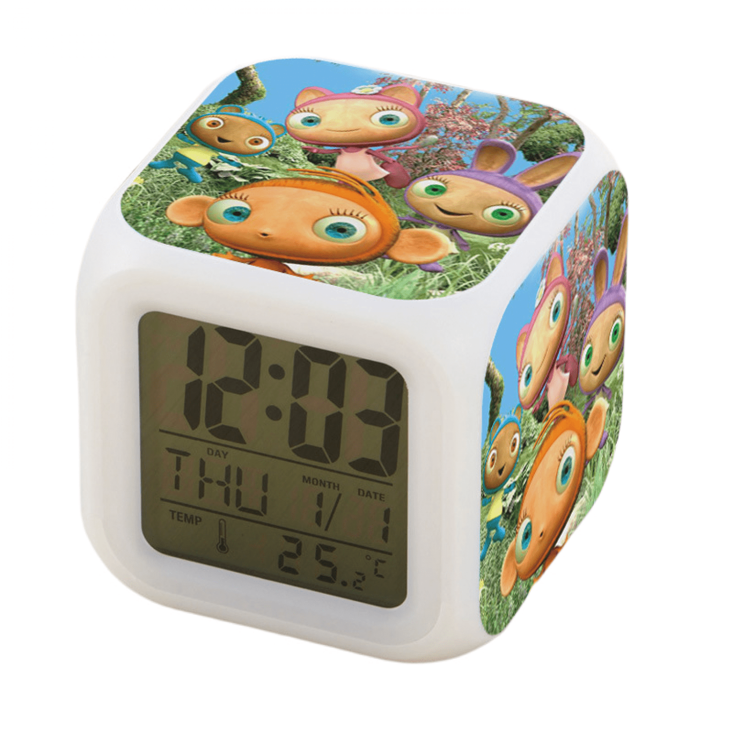 JUSTUP Digital Alarm Clock , LED Digital Bedroom Alarm Clock Easy