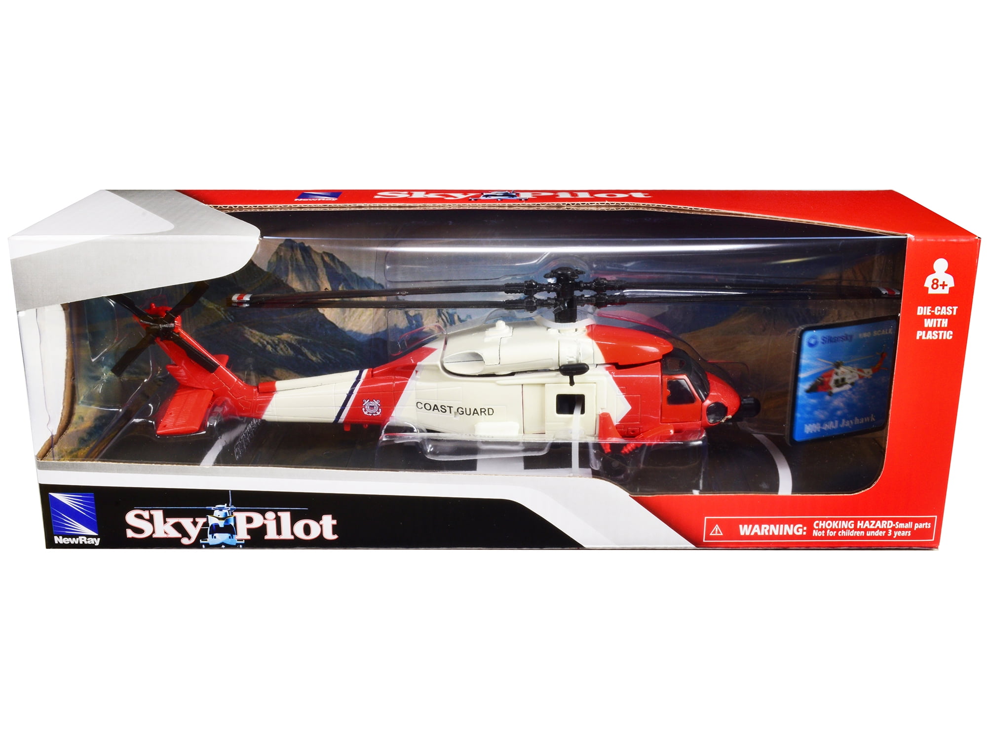 Sikorsky HH-60J Jayhawk Helicopter Red and White 